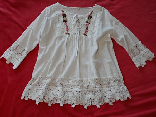 Boho bluse spitze - boho,
