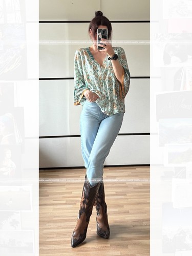 Esqualo boho tunika bluse - /, /