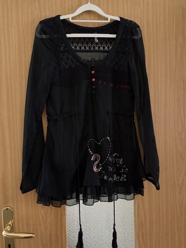 Desigual damen tunika schwarz - tunika,