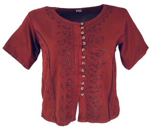 Kurzes blusentop boho chic - kurzes,