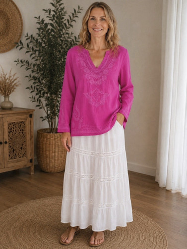Vintage tunika bluse m - tunika,