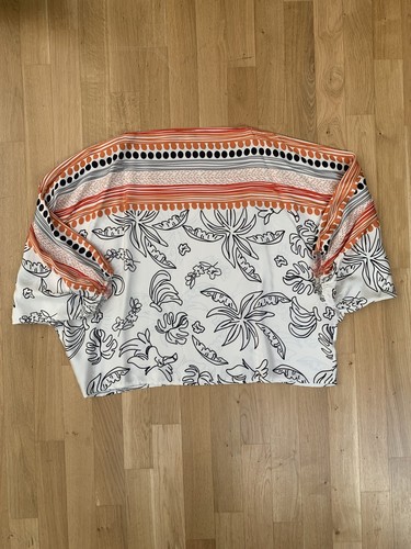 Tropical print bluse palmen - print,