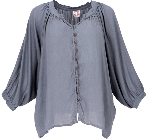 Luftige boho bluse oversize - boho,