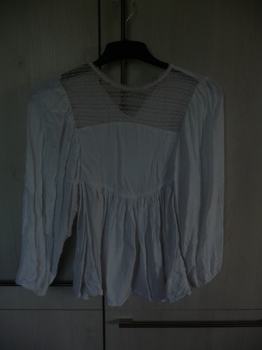 Schöne weiße boho bluse - c&a,