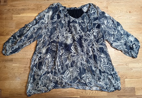 Boho bluse paisley print - paisley-print, –