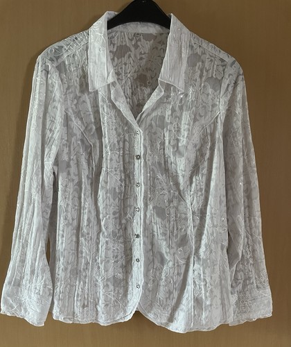 Damen bluse boho - boho, weiß