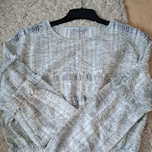 Zara damen spitzenbluse - zara,