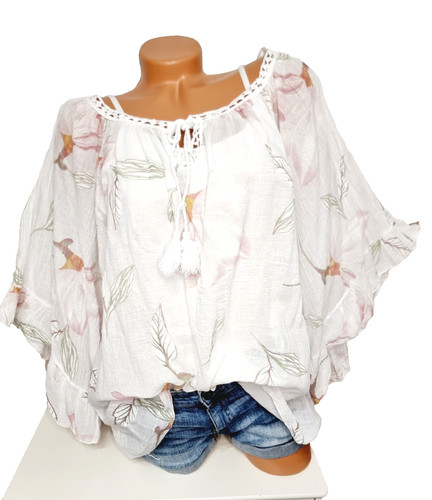 Italy damen oversize tunika - italy,