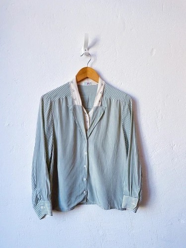 Vintage seidenbluse m - gr.,