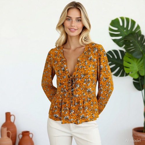 Boho romantik tunika - boho,