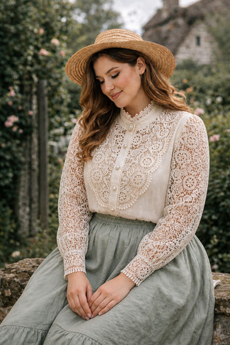 Romantik bluse xl 42 - ❣️romantik, l