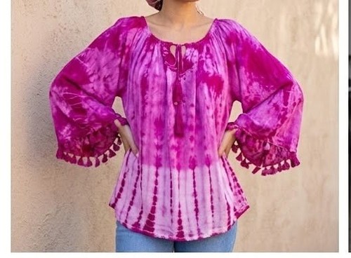 Batik tunika bluse - bluse, indien