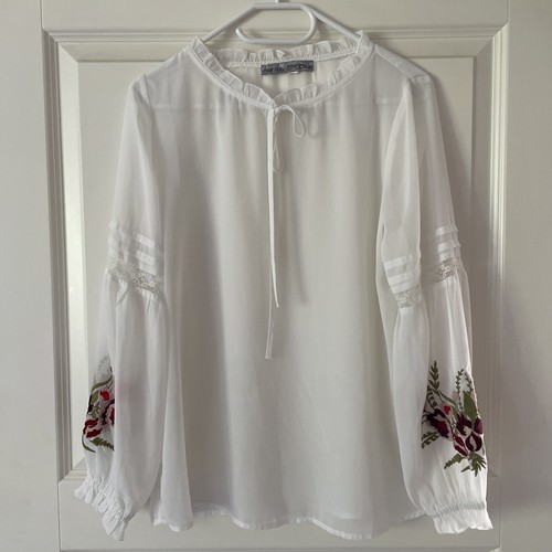 Boho hippi damen bluse - bluse, weiß