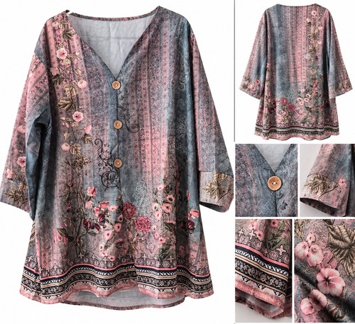 Damen tunika longbluse - tunika, gr.