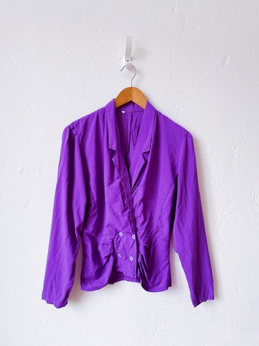 Vintage bluse lila - gr.,