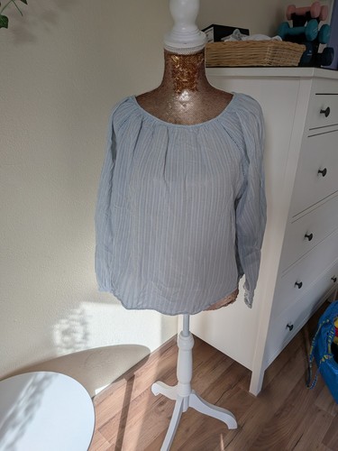 Boho tunika bluse hellblau - boho,