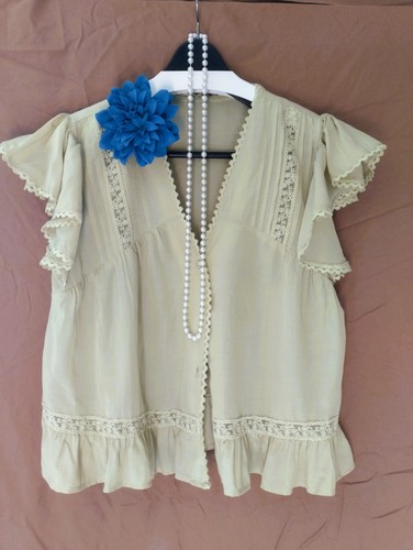 Bluse tunika zartes gelb - tunika,