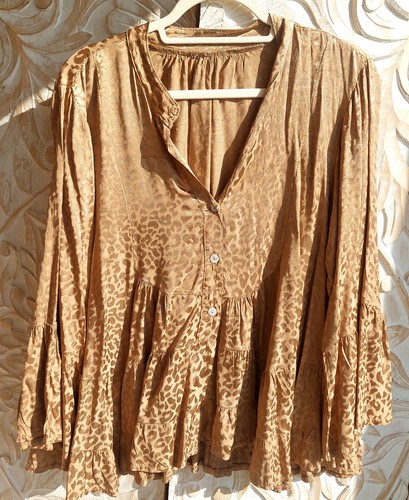 Made italy bluse gold - made, italy!