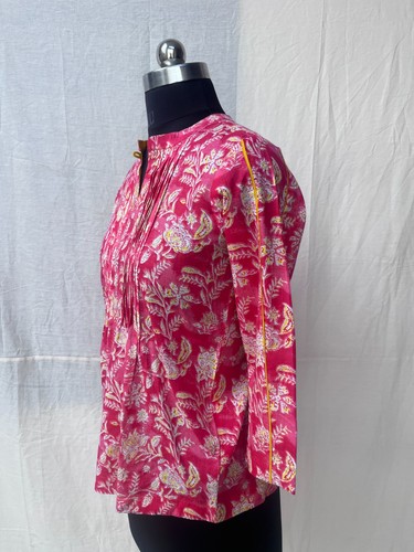 Tunika damen baumwolle rosa - damen,