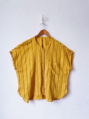Vintage bluse xl gelb - vintage,