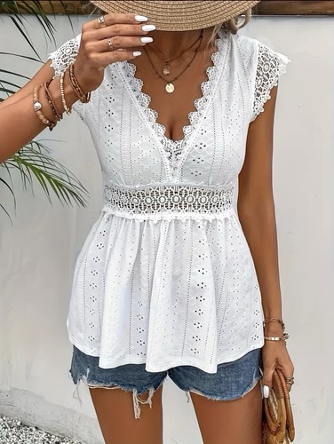 Damen tunika bluse weiß - damen,