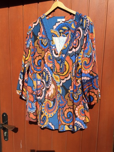 Trendige boho schlupfbluse - trendige,