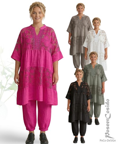 Lagenlook leinen spitze - lagenlook, leinen-spitze-look