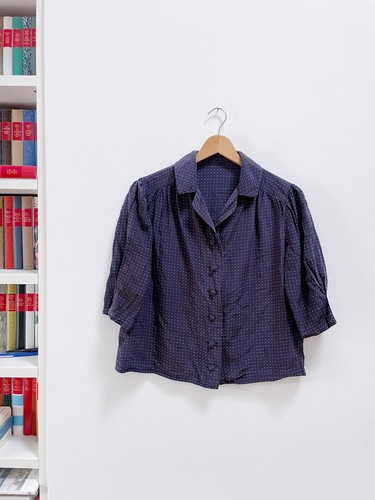 Vintage bluse l - bluse, gr.