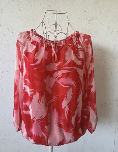 Damen bluse 40 m - bluse, rot
