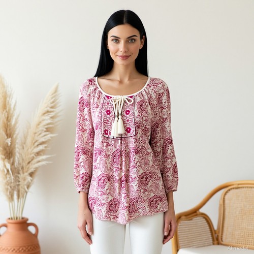 Boho peasant tunika - boho,