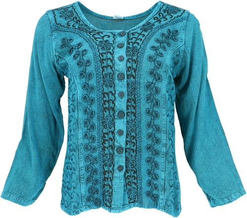 Kurzes blusentop boho chic - kurzes,