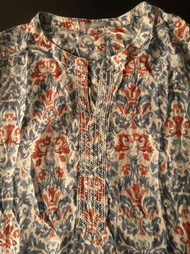 Tunika bluse shirt - shirt, kurzarm